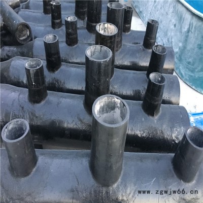 鸿硕 玻璃钢电厂烟道喷淋管 玻璃钢喷淋管件 玻璃钢净化塔喷淋管