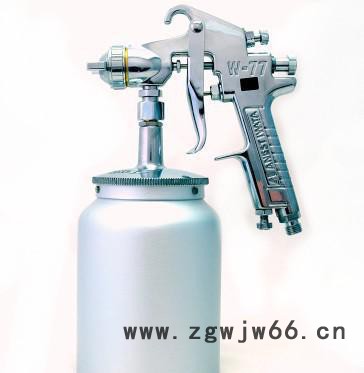 台湾W-77下壶气动高雾化家具汽车手动乳胶漆水油漆喷枪喷漆枪图2
