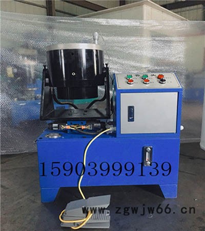 陕西省**电动钢管缩口机 金属管件缩管机 生产厂家图2