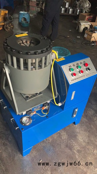 陕西省**电动钢管缩口机 金属管件缩管机 生产厂家图4