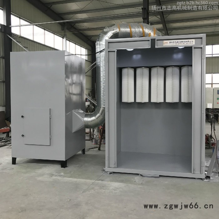 涂装设备 静电喷涂设备 粉末喷室 脉冲反吹喷房图5