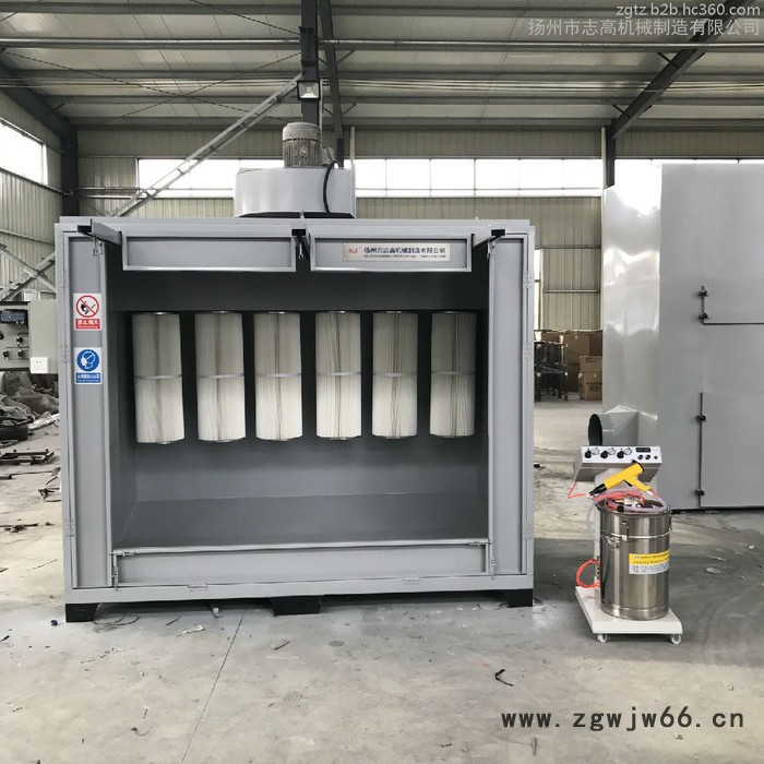 涂装设备 静电喷涂设备 粉末喷室 脉冲反吹喷房图8