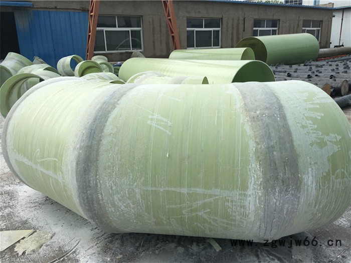 安徽鸿硕玻璃钢管件 玻璃钢法兰弯头 玻璃钢夹砂弯头图3