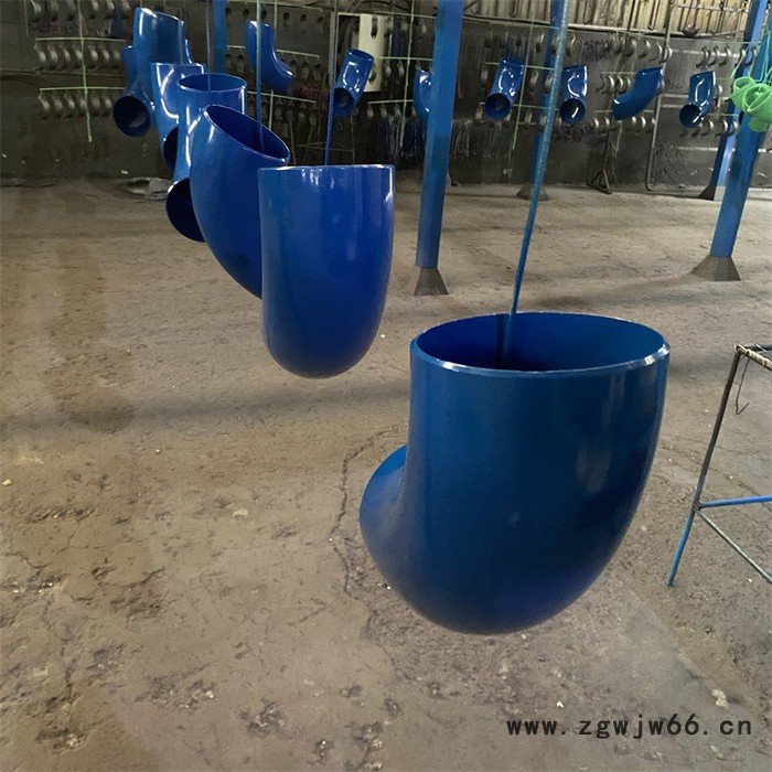 龙塑 双环氧涂塑喷涂弯头 对焊弯头厂家批发图2