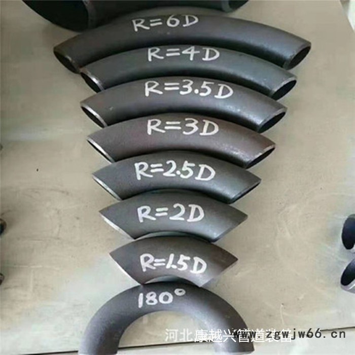 康越兴 厂家直售弯头管件 碳钢弯头304 冲压弯头45度 90度 镀锌法兰图2