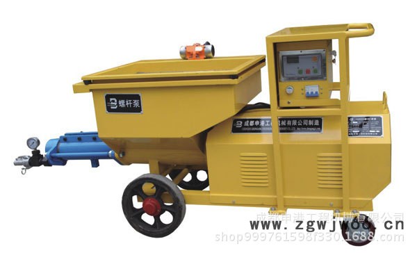 申港机械 GS300S喷浆机  自带空压机 墙面喷涂机图2