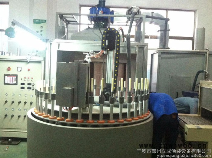静电喷涂设备 保温杯专用自动喷漆设备 圆盘机图4