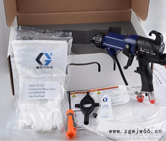 美国GRACO固瑞克、静电喷涂机喷枪graco空气辅助H85T10标准型静电喷漆枪 固瑞克静电喷枪