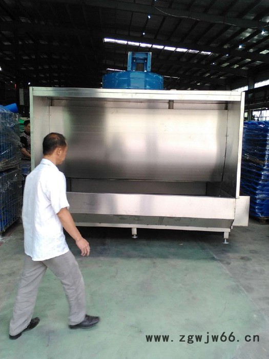 喷涂水帘柜 环保水帘柜 ** 非标定做 喷涂车间图5