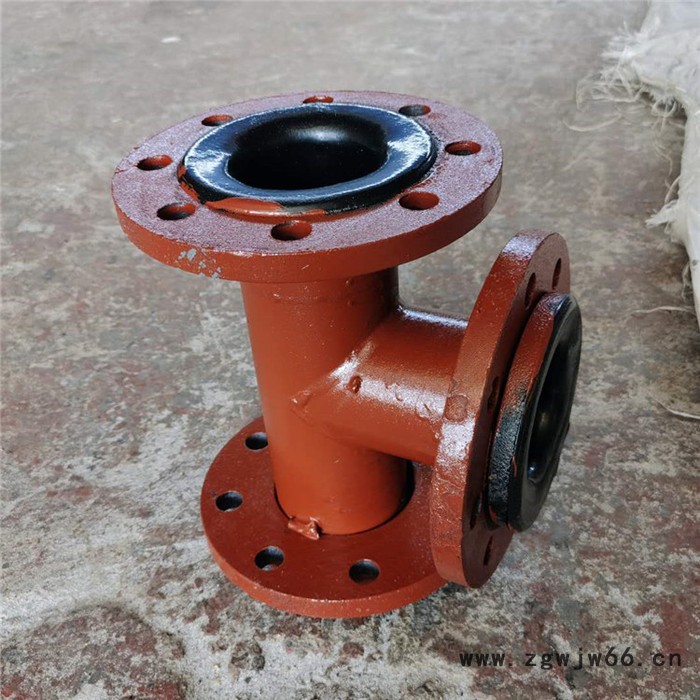 河北沧浩生产销售  衬胶三通 衬胶衬塑三通 衬塑管件 耐磨衬胶弯头三通欢迎来电图3