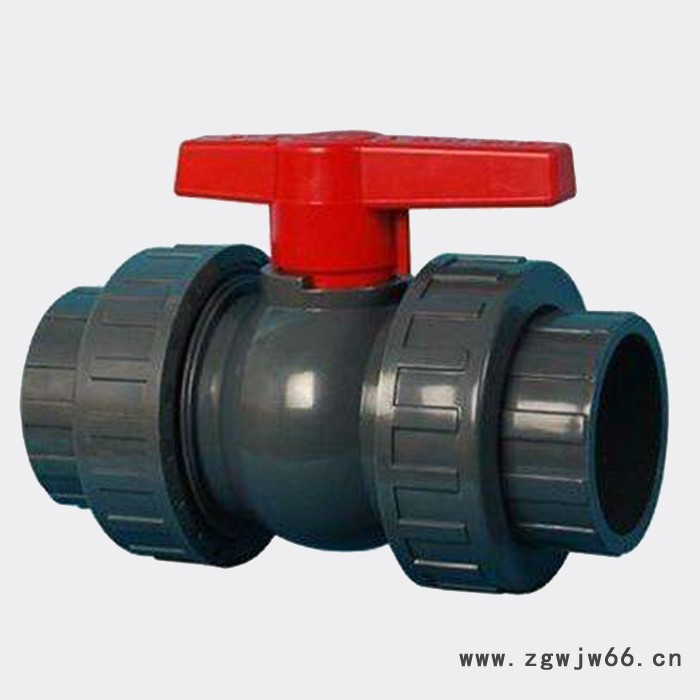 PVC-U给水双活节球阀 UPVC球阀 型号Φ20价格图6