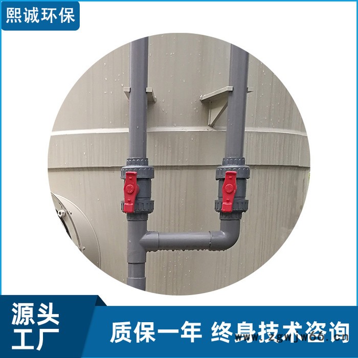 熙诚  高效喷淋脱硫塔 喷涂废气治理方案 酸液洗涤塔图7