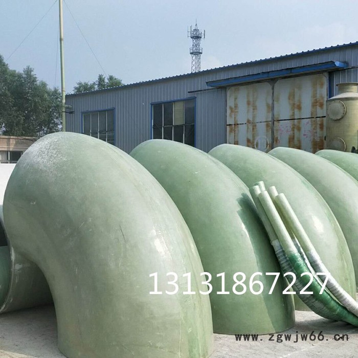 中富  厂家供应  玻璃钢管道管件模压玻璃钢管电缆管三通四通法兰弯头变径管件图2