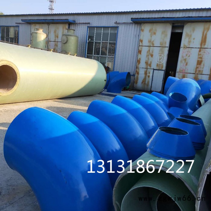 中富  厂家供应  玻璃钢管道管件模压玻璃钢管电缆管三通四通法兰弯头变径管件图4