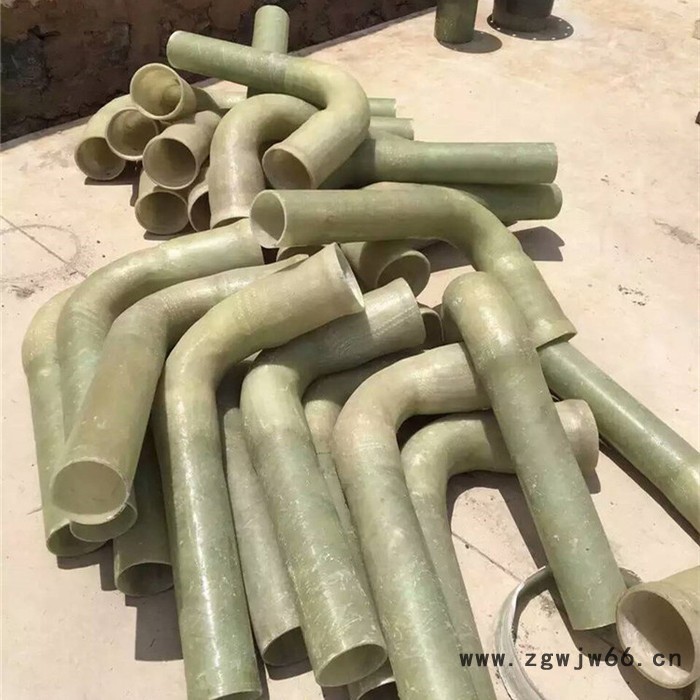 盘锦 玻璃钢喷淋管件 鸿硕玻璃钢管道连接弯头 玻璃钢纤维弯头图3