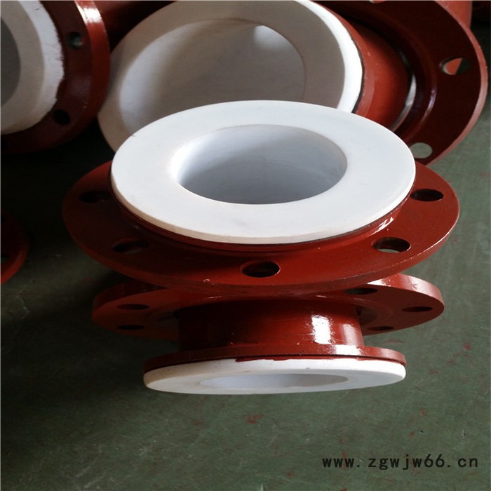 沧浩管道生产内衬聚四氟管道药厂 碳钢衬PTFE三通 碳钢衬四氟管件图4