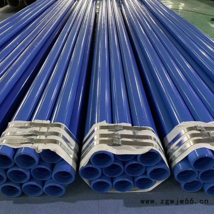 恒运管道生产 衬塑钢管 热侵塑穿线管 涂塑管件 外镀锌涂塑防腐管道 厂家可定制  按客户要求生产加工图2