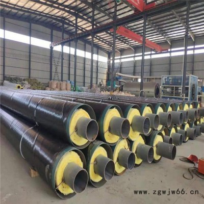 友元牌实体厂家  直埋保温管及管件 钢套钢离心玻璃棉蒸汽保温钢管 **价廉