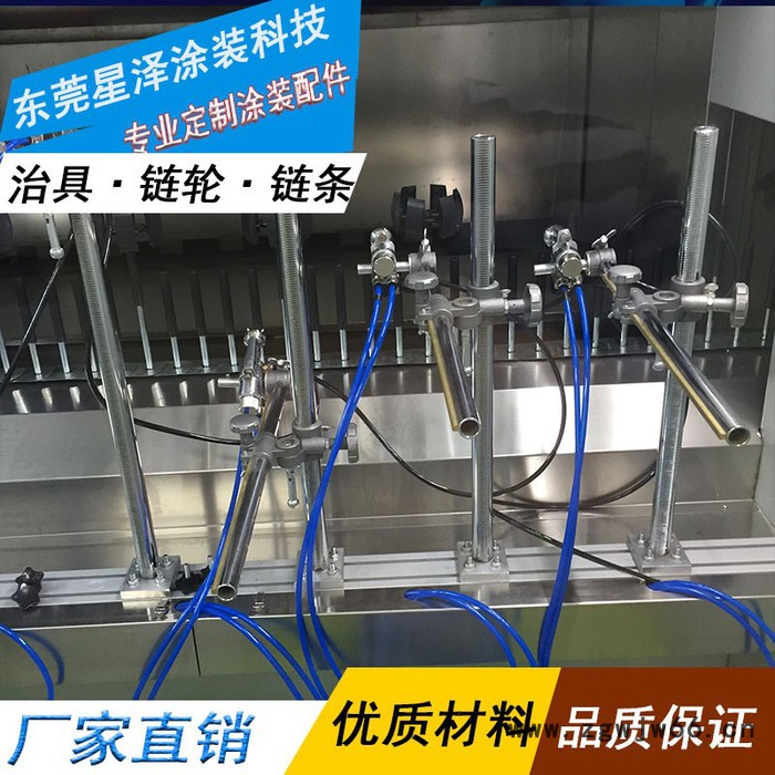 星泽工厂涂装线带刻度镀鉻喷枪架 涂装线喷枪架 32*100可调节喷枪架 厂家批发图3