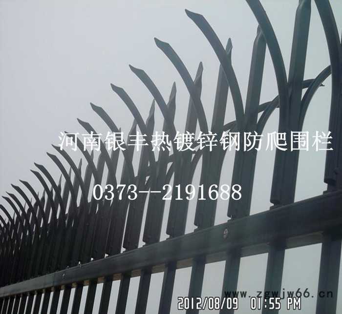 河南新乡无焊接穿插烤漆围栏|方管喷涂围栏|工厂组装栅栏546图2