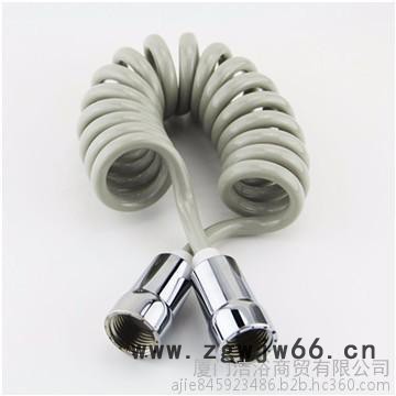 JOYUPUHS-001 PU弹簧淋浴花洒伸缩软管马桶喷枪软管防爆卫浴配件2米图3
