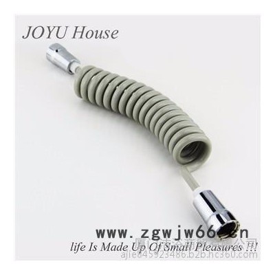 JOYUPUHS-001 PU弹簧淋浴花洒伸缩软管马桶喷枪软管防爆卫浴配件2米