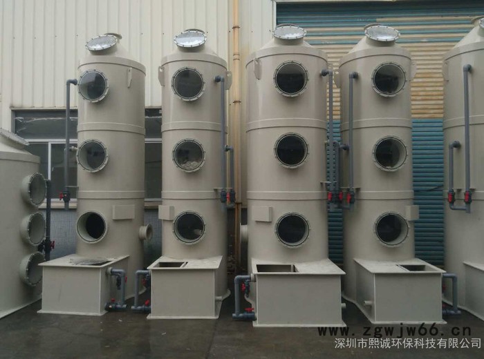 喷淋式废气塔 熙诚 喷涂废气处理 酸雾废气洗涤塔图5