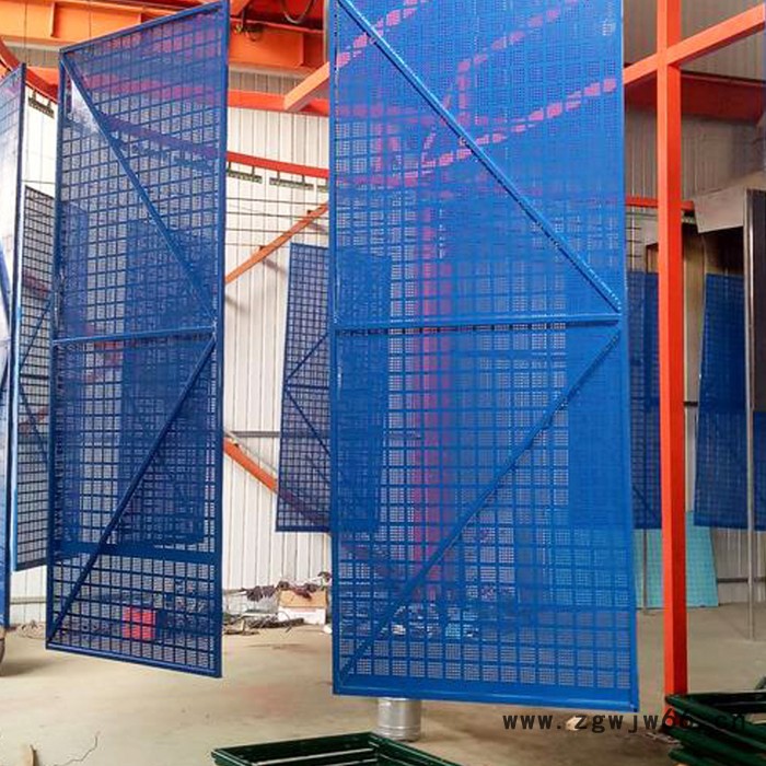 脚手架钢爬架网片 经久耐用 恺嵘喷涂爬架网 冲孔爬架网片 喷涂爬架网供应商图6