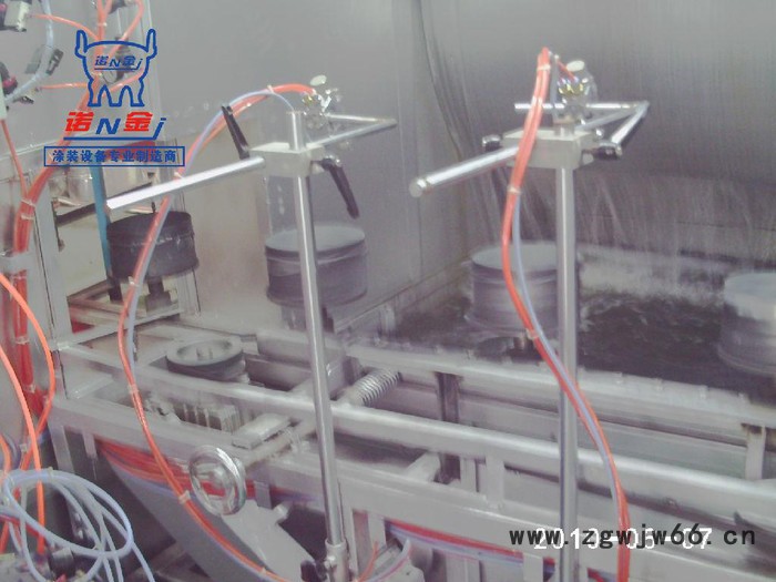 **专业定制铁锅喷漆线 电饭锅喷涂线， 诺金专业制造涂装设备流水线、不粘锅喷漆线、涂装流水线、不粘锅喷涂线图4