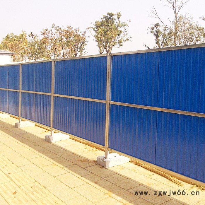 彩钢建筑工地围挡施工报价 拓轩水马围挡水马围挡 喷涂冲孔围挡厂家图6