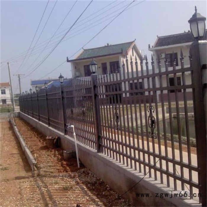 锌钢护栏 静电喷涂锌钢护栏 别墅围栏 隆俊定制图4