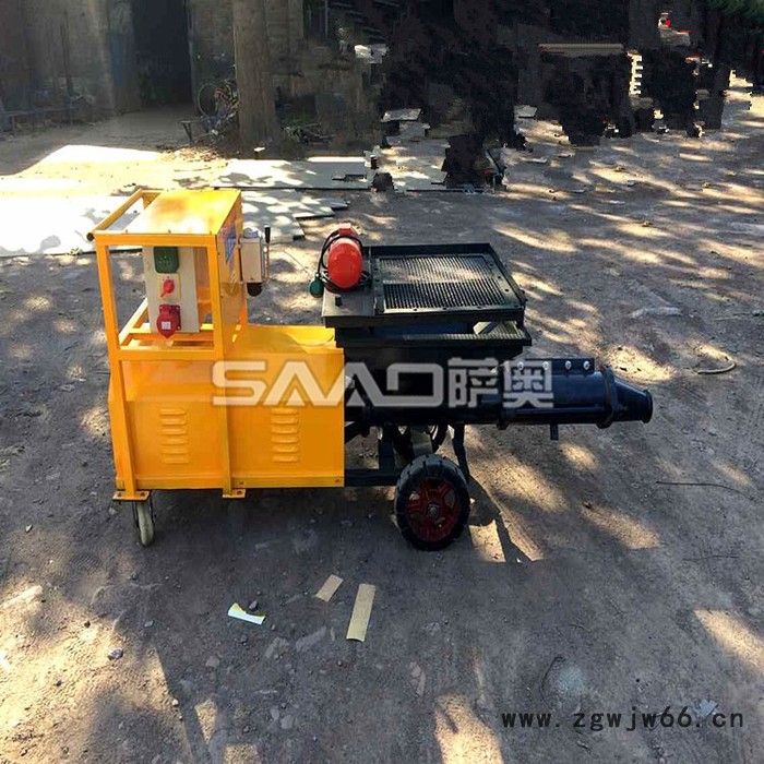 小型二次构造柱泵 二次浇注上料泵 二次构造浇注泵 砂浆喷涂机图5
