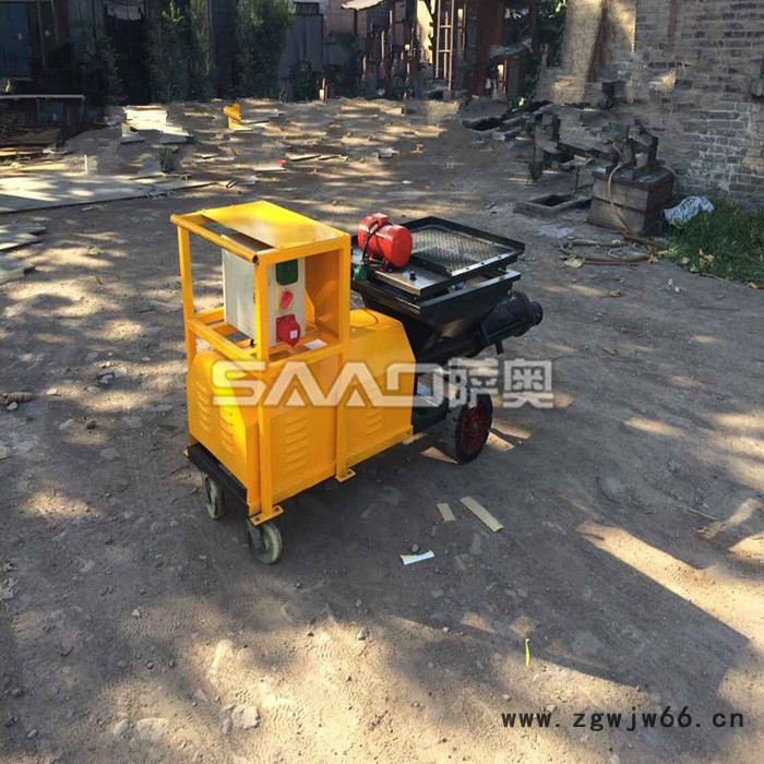 小型二次构造柱泵 二次浇注上料泵 二次构造浇注泵 砂浆喷涂机图4