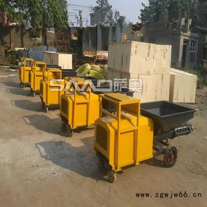 小型二次构造柱泵 二次浇注上料泵 二次构造浇注泵 砂浆喷涂机图2