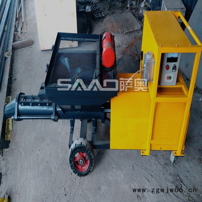 小型二次构造柱泵 二次浇注上料泵 二次构造浇注泵 砂浆喷涂机图3