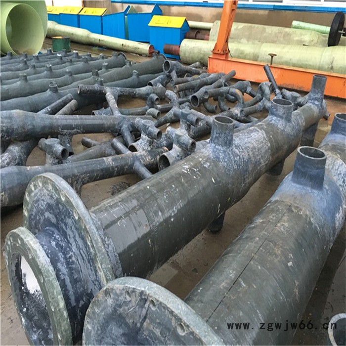 鸿硕玻璃钢喷淋管 烟气脱硫喷淋层 玻璃钢喷淋管件图3