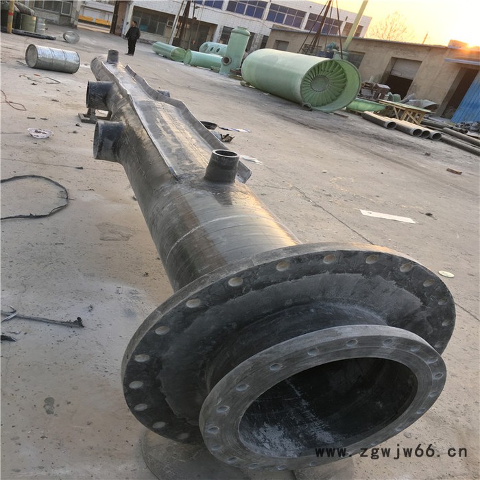 鸿硕玻璃钢喷淋管 烟气脱硫喷淋层 玻璃钢喷淋管件图6