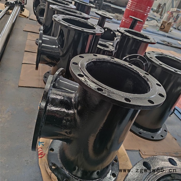 河北乾东** DN200涂塑三通 喷涂环氧粉末三通 219*8三通管件 规格齐全 发货及时图2