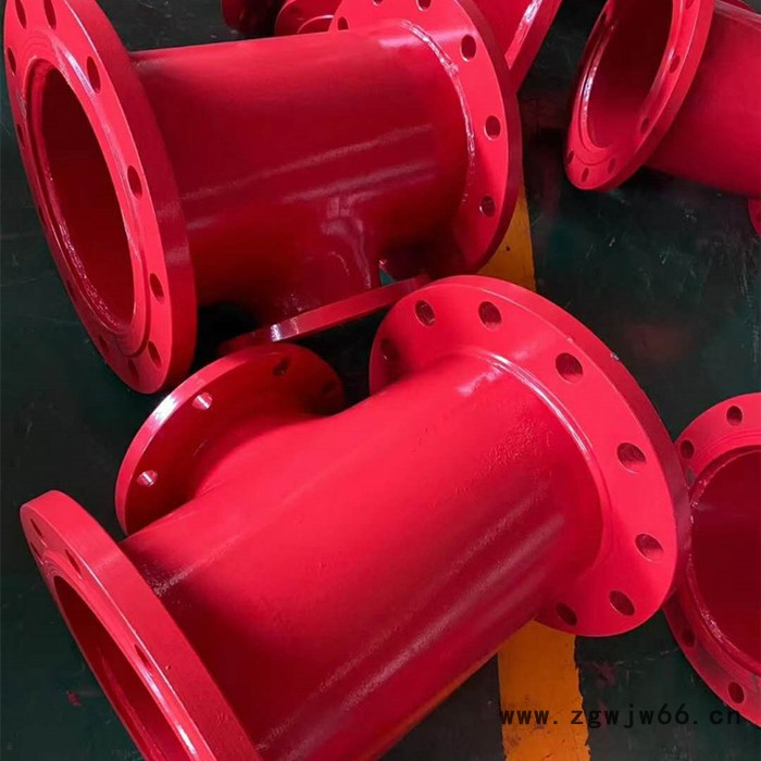 河北涂塑管件 DN200涂塑三通 环氧粉末涂塑三通 219*8涂塑三通 规格齐全 实体厂家图3