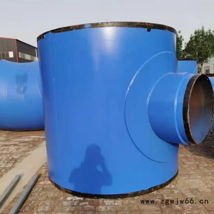 河北涂塑管件 DN200涂塑三通 环氧粉末涂塑三通 219*8涂塑三通 规格齐全 实体厂家图4