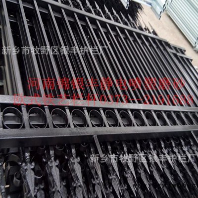 围墙栅栏 新型钢管喷涂围栏护栏 学校组装围栏 河南新乡