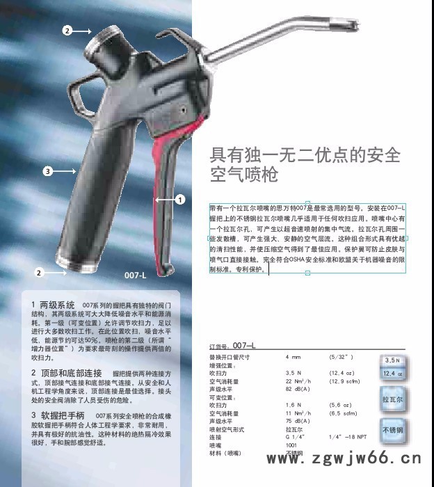 SILVENT 思万特 007-L、0071、0073、007-L、1107 L、1112 L、1207 L空气喷枪图3