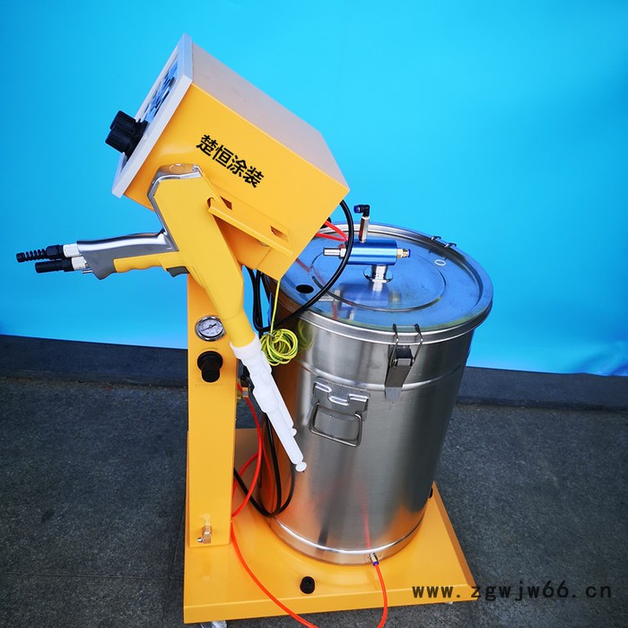 双枪头金马手动型静电粉末喷枪 喷粉枪 喷塑枪 喷涂枪 一枪双喷 静电喷涂设备配件 ** 质量保证图6