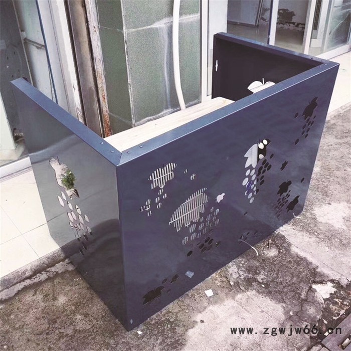 安平亮宇 氟碳喷涂空调罩 折弯铝单板空调保护罩图2