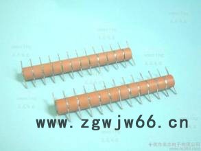 供应美志静电喷涂专用的 CT813-10KV-251K 12级 高压陶瓷电容串 广泛用于金马喷枪的高压模块中图3