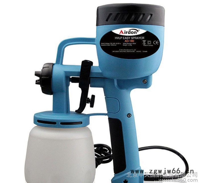 阿尔顿AD-180电动喷枪低压高流喷涂机便携式多彩漆水包水涂料专用 水涂料喷涂机图3