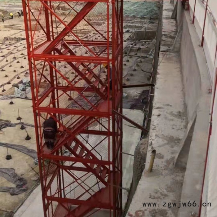 天天管件建筑器材厂** 建筑路桥施工梯笼 桥梁基坑 安全爬梯梯笼图4