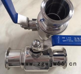 杰克龙  直销 304 卫生食品级 快装球阀不锈钢阀门管件卡箍式快卡接头 **图3