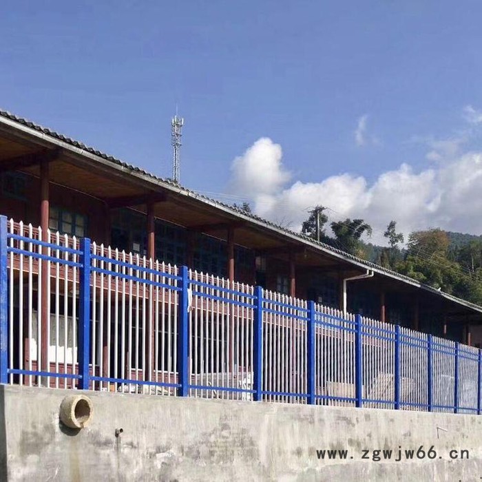 公园锌钢护栏 静电喷涂锌钢护栏 博才金属批发图8