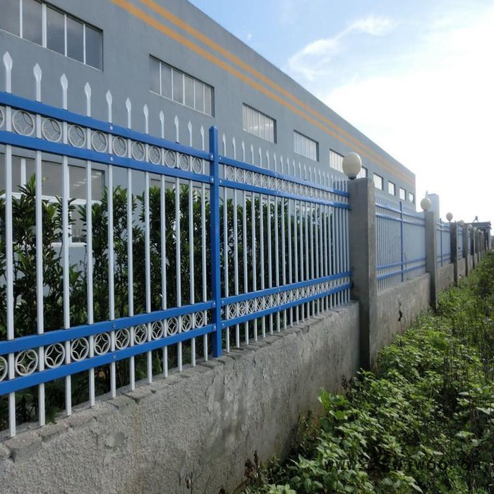 公园锌钢护栏 静电喷涂锌钢护栏 博才金属批发图2